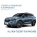 tuix dual mufflers package hyundai tucson 2015-17